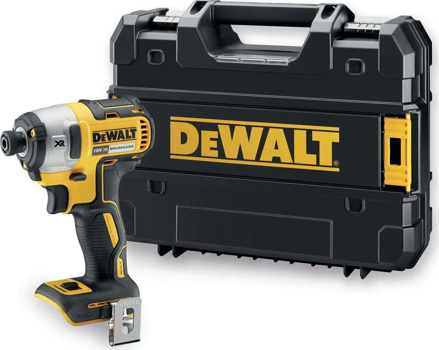 DeWALT DCF887NT Accu slagschroevendraaier 205Nm 18V XR Basic Body in TSTAK