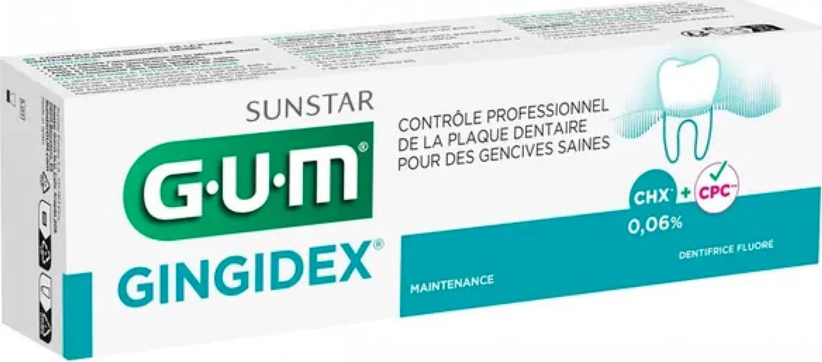 GUM Gingidex 0.06% Tandpasta 75ML