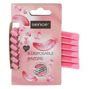 SenceBeauty Wegwerpscheermesjes 6ST