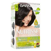 Garnier Nutrisse Ultra Crème Permanente Haarkleuring 1.0 Zwart Intens