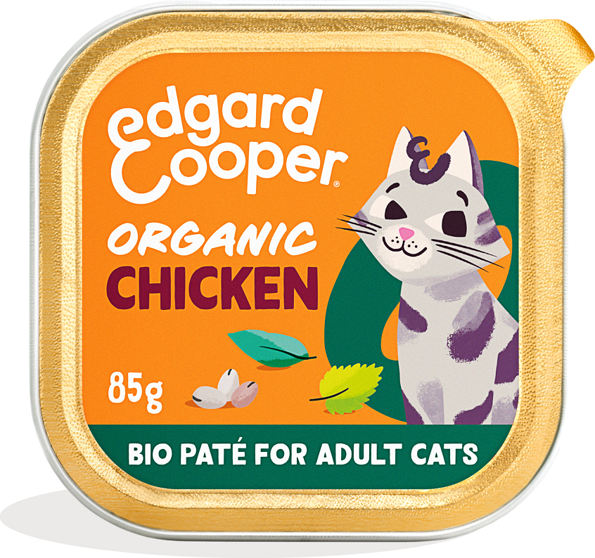 Edgard & Cooper Kattenvoer Adult Pate Biologische Kip 85 gr