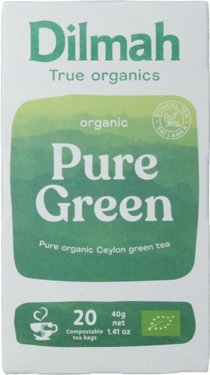 Dilmah Organic Pure Green 20ZK