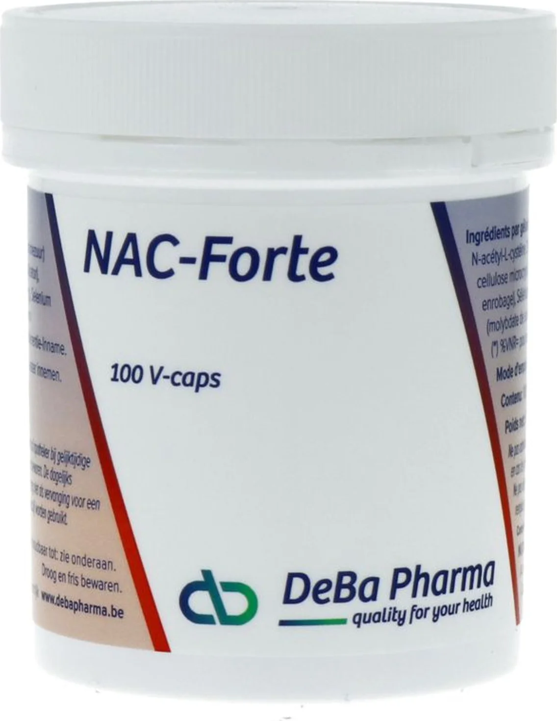DeBa Pharma Nac-Forte Capsules 100VCP