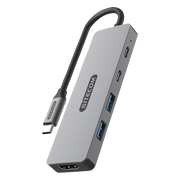 Sitecom 5 in 1 USB-C PD Multiport Adapter