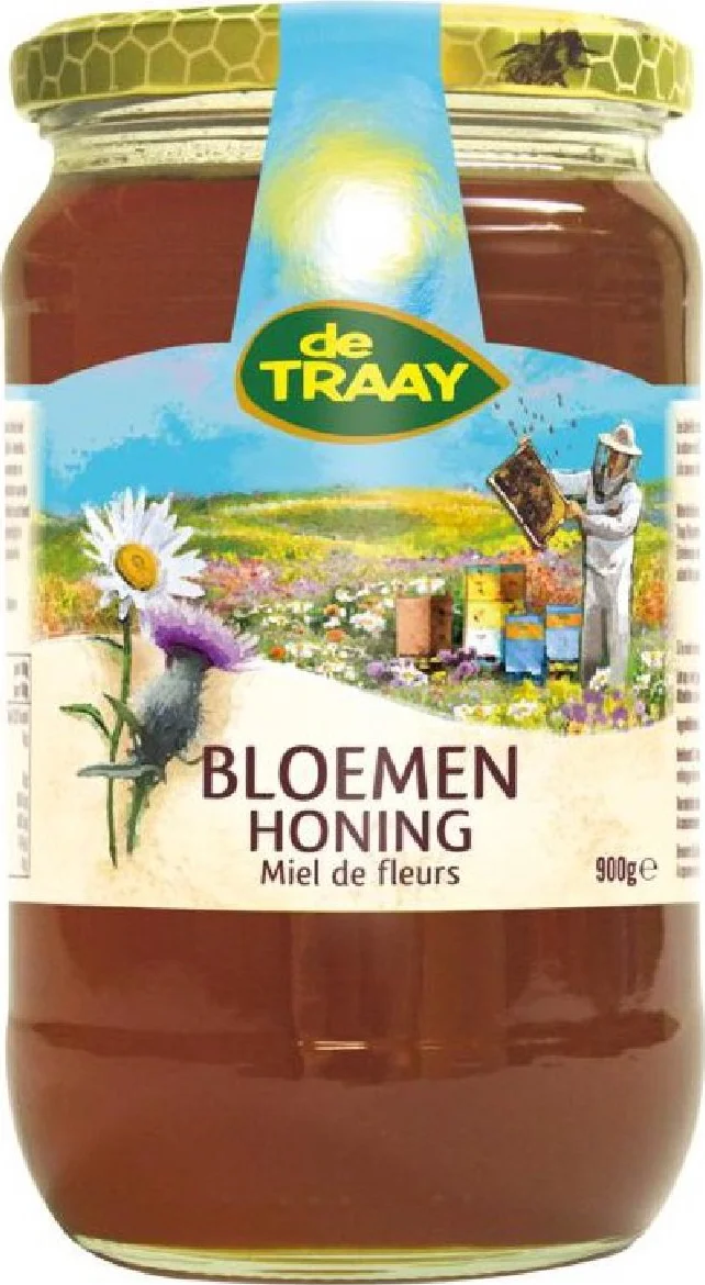 De Traay Bloemenhoning 900GR