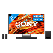 Sony Bravia 7 II True RGB 75" (2026) + Sony Bravia Theatre System 6 Zwart