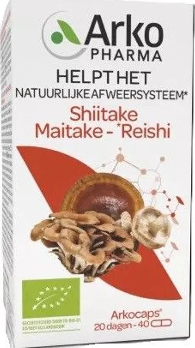 Arkocaps Shiitake Maitake Reishi Capsules 40CP