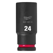 Milwaukee ShockWave™ Krachtdop 1/2" | lang | 24mm - 4932480342