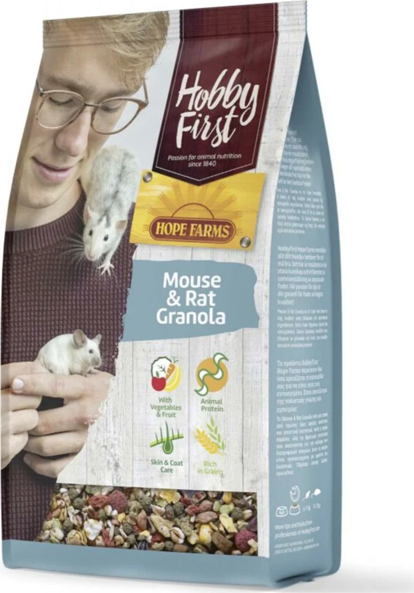 6x HobbyFirst Hope Farms Muis & Rat Granola 800 gr