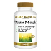 2x Golden Naturals Vitamine B-complex Vegan 60 tabletten