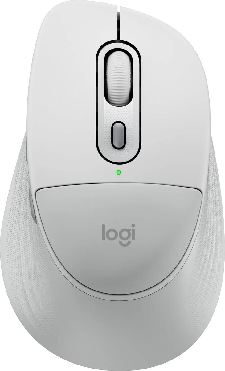 Logitech Signature Comfort Plus M850 L Draadloze Muis Off-White