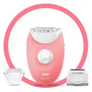 Braun Epilator Silk·épil 3 277 - Wit/Rose - Smartlight