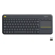 Logitech K400 Plus Wireless Touch Zwart QWERTY