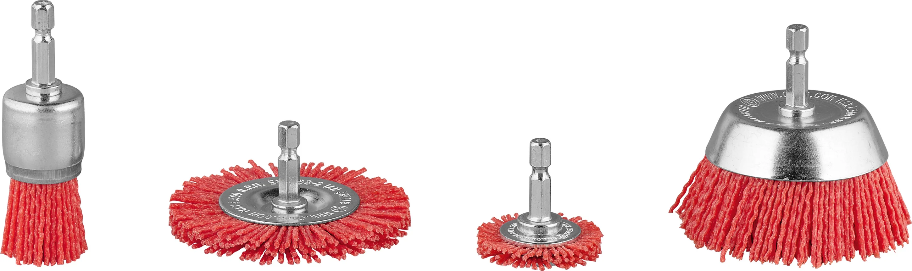 PARKSIDE Staalborstelset / Polijstset / Nylonborstelset / Boorwerende pomp (Nylon borstels PNB 4 A1)