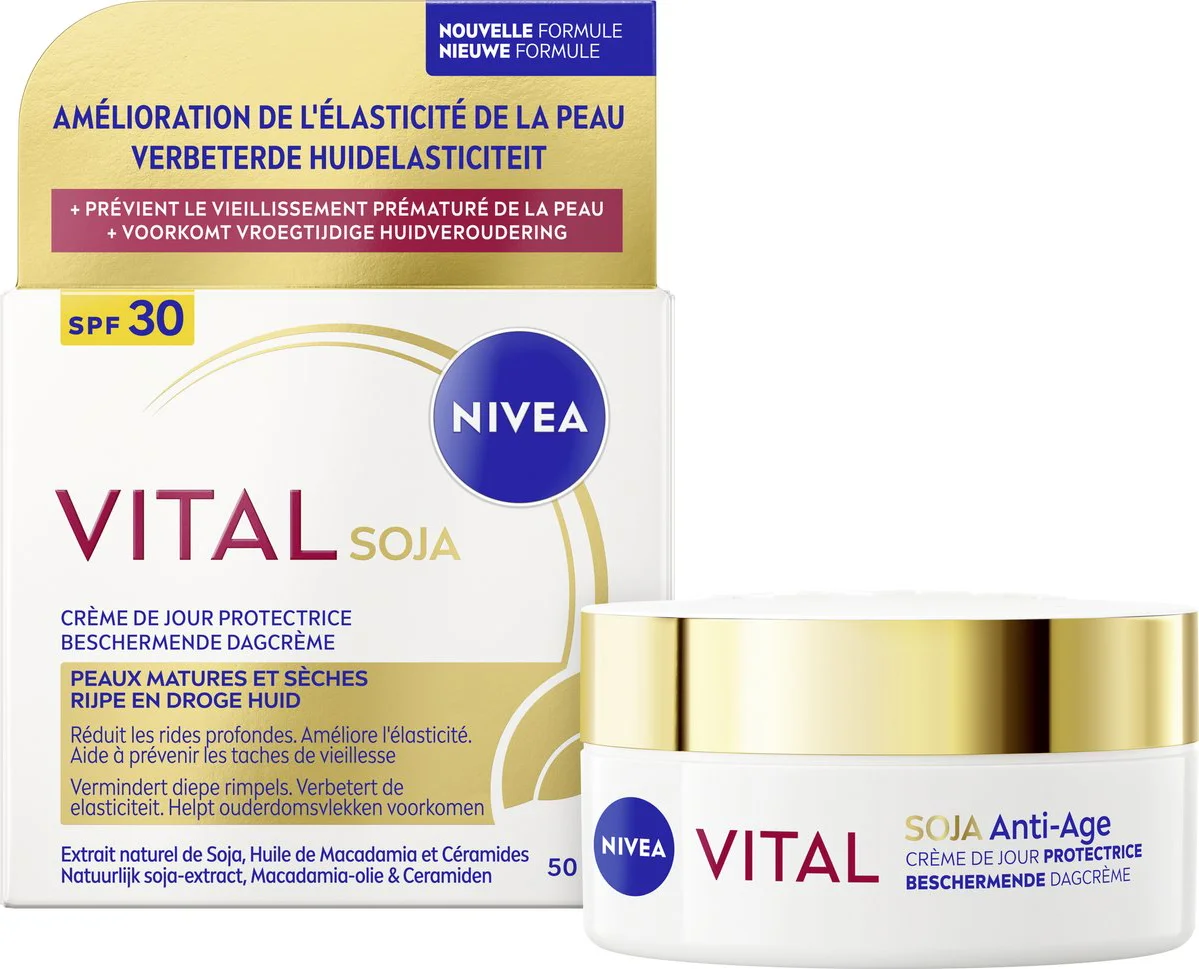 NIVEA Vital Soja Dagcrème Anti-Age SPF 15 50 ml