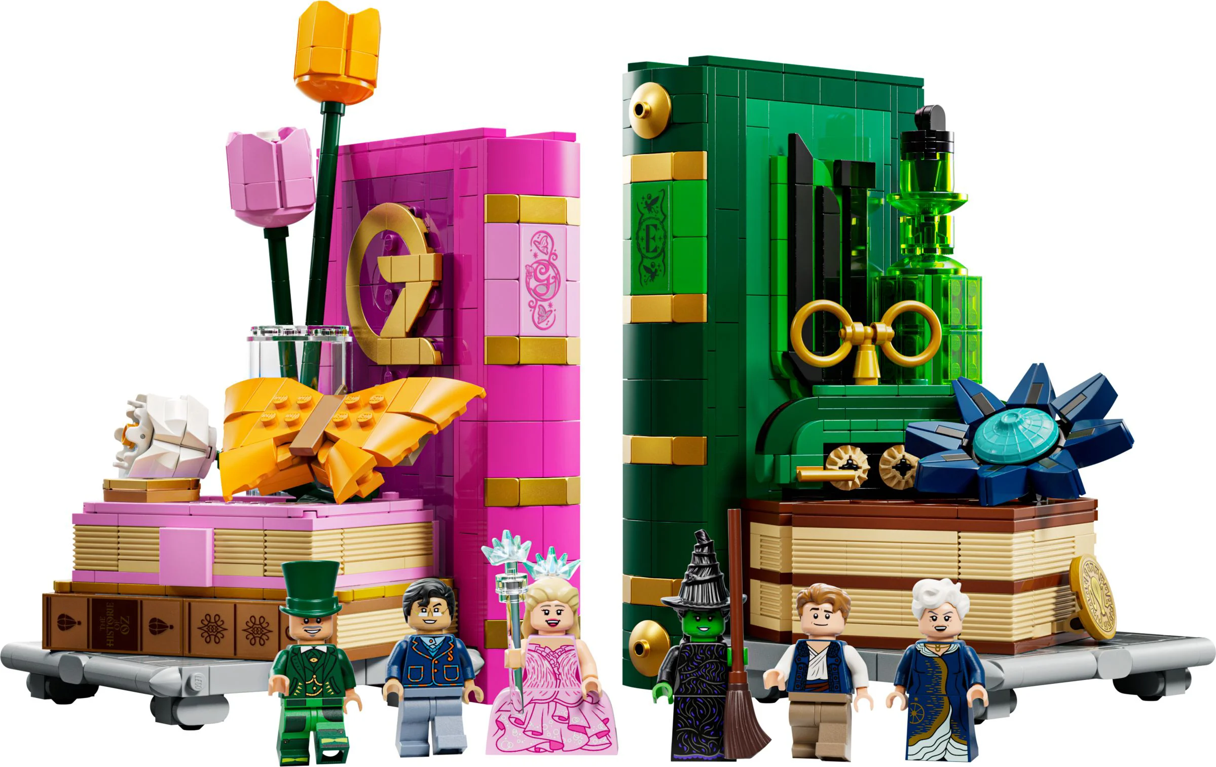 LEGO Wicked Glinda en Elphaba boekensteunen 75691