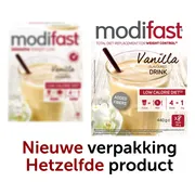 2x Modifast Weight Control Milkshake Vanille 8 x 55 gr