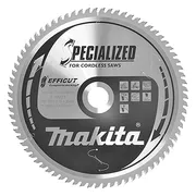 Makita E-12273 Afkortzaagblad WPC | Efficut | 260 x 30 mm | 75-tands
