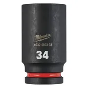 Milwaukee ShockWave™ Krachtdop 3/4" lang | 34 mm - 4932480393