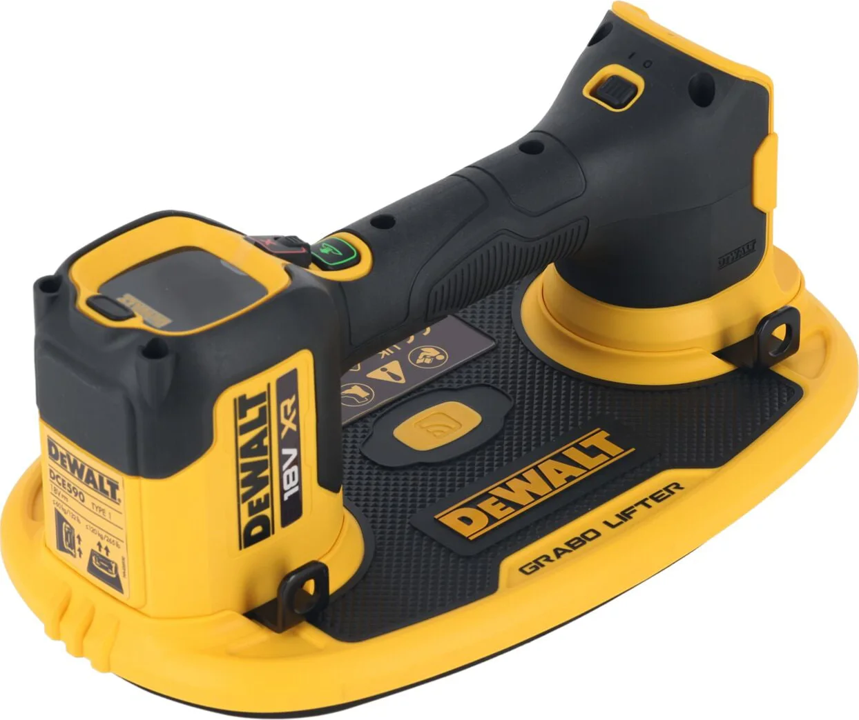 DeWALT DCE590N Accu vacuümlifter tegel-/glasdrager 18V XR Basic Body