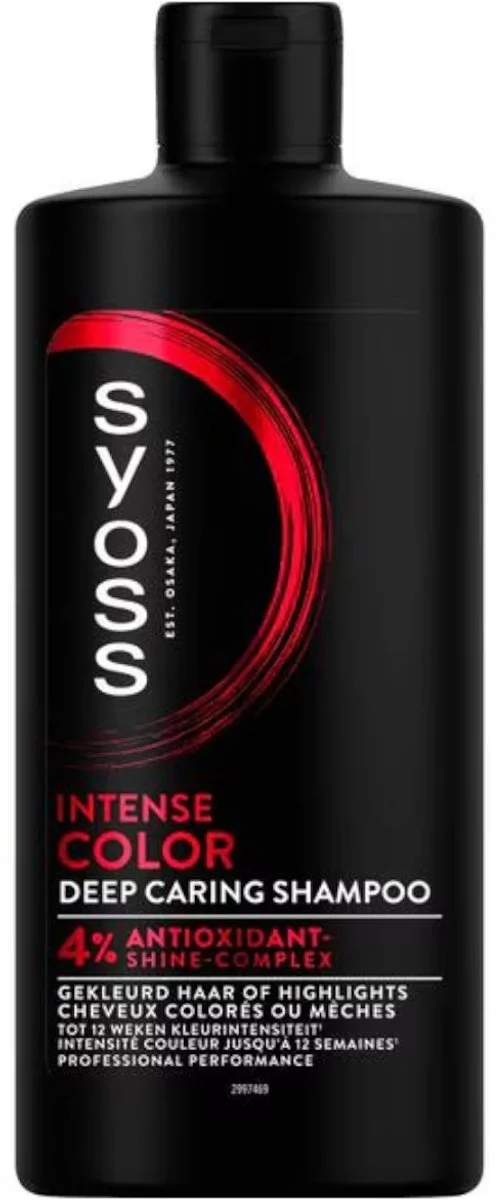 Syoss Intense Color Deep Caring Shampoo 4% Antioxidant Shine 440ML