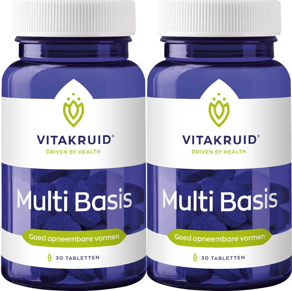 2x Vitakruid Multi Basis 30 tabletten