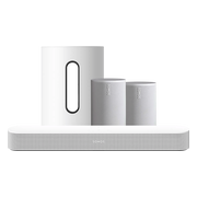 Sonos Beam Gen2 Wit + 2x Era 100 Wit + Sub Mini Wit
