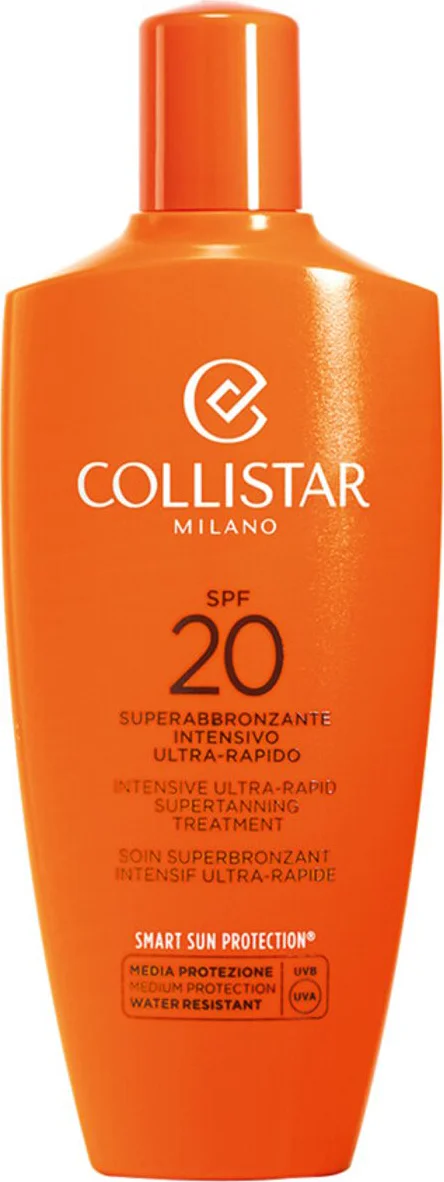 2x Collistar Intensive Ultra Rapid Supertanning Treatment SPF 20 200 ml