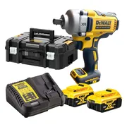 DeWALT DCF892P2T Accu slagmoersleutel 812Nm 1/2" borgpin 18V XR 5.0Ah in TSTAK