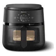 Philips 2000 Series Airfryer - NA230/00 - Kijkvenster - RapidAir - 6.2L - Tot 5 Personen - Zwart