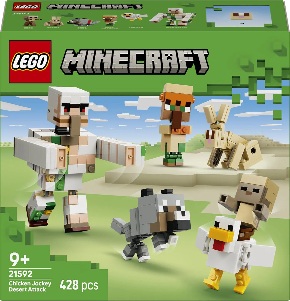 LEGO Minecraft Kipberijder woestijnaanval 21592