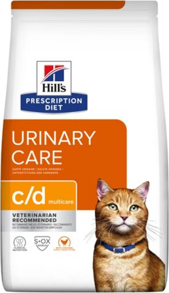 Hill's Prescription Diet c/d Multicare Urinary Care Kattenvoer Droog Kip 12 kg
