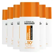 6x L'Oréal Men Expert Hydra Energetic Dagcrème SPF50+ 50 ml