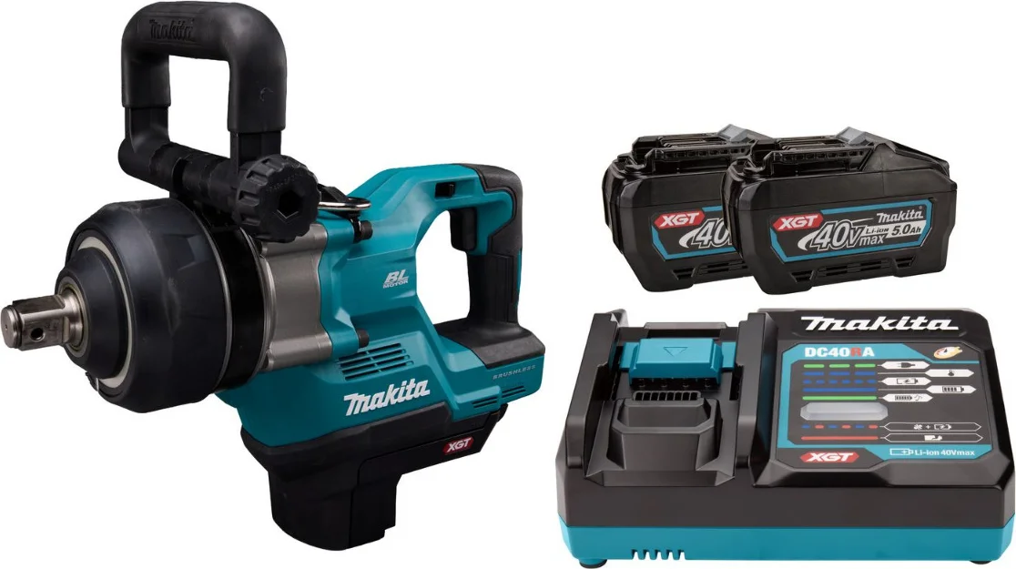 Makita TW009GT201 Accu slagmoersleutel 1" XGT 40 V Max 5.0Ah in koffer