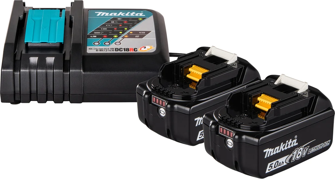 Makita 1914J6-4 Accu Starterset 18V DC18RC 2x BL1850B