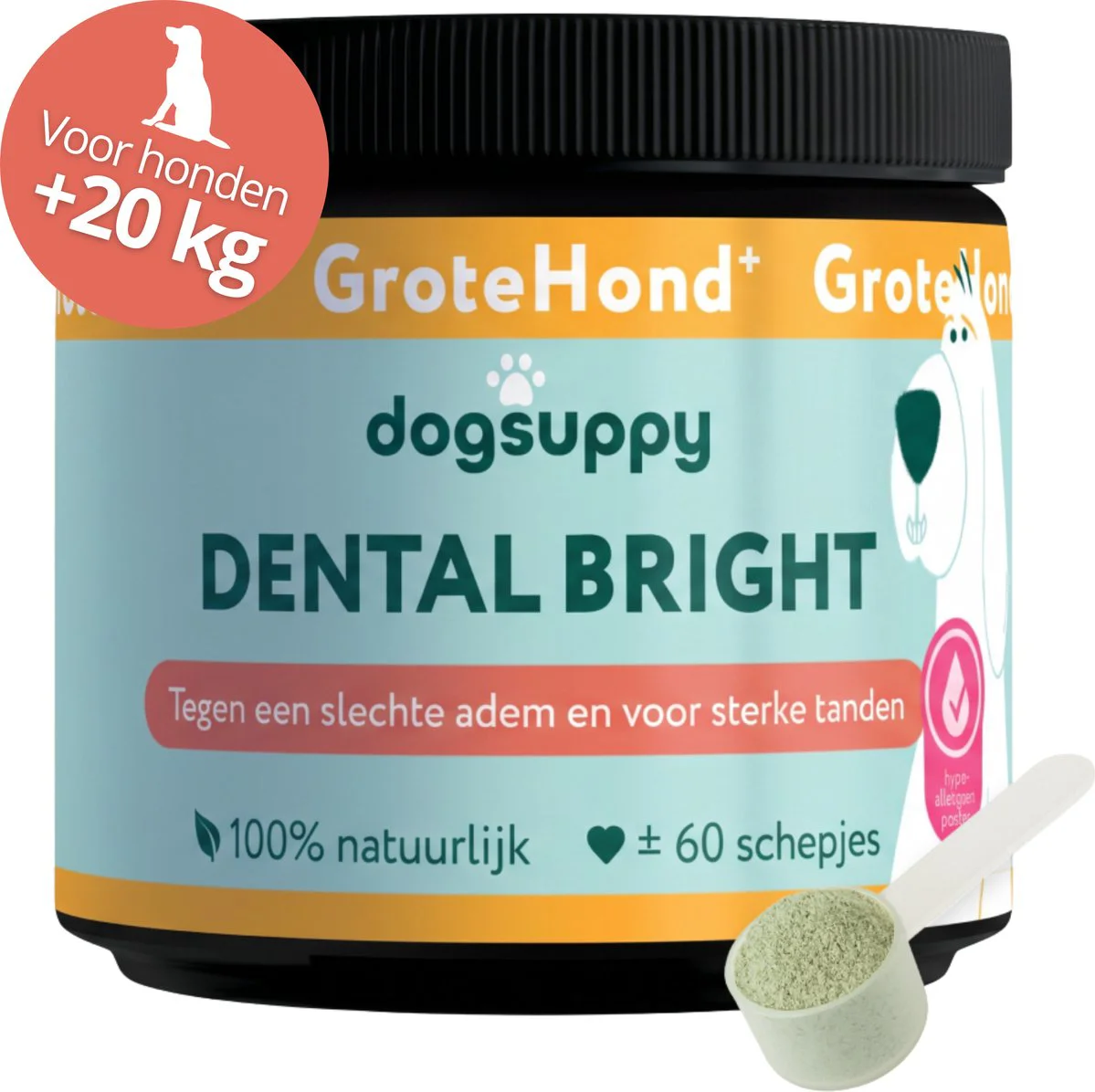DogSuppy Grote Hond Dental Bright 250 gr