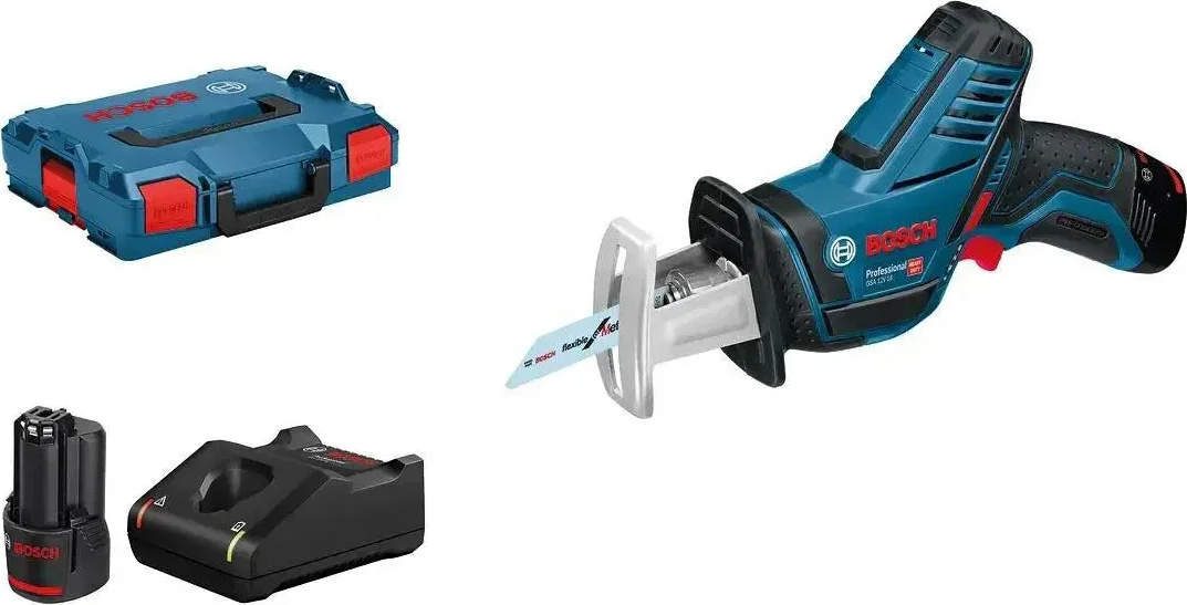 Bosch Professional GSA 12V-14 Accu reciprozaagmachine 12V 3,0Ah Li-Ion In L-Boxx - 060164L976