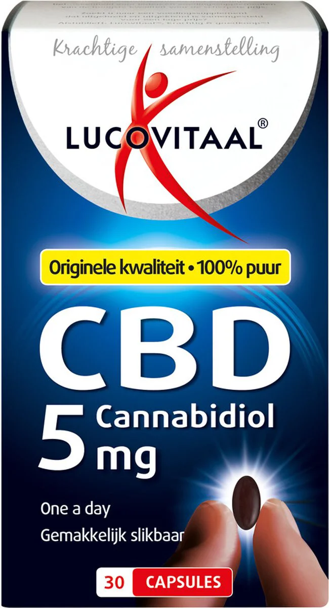Lucovitaal CBD Cannabidiol 5 mg 30 capsules