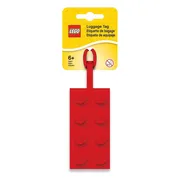 LEGO 2x4 rood bagagelabel