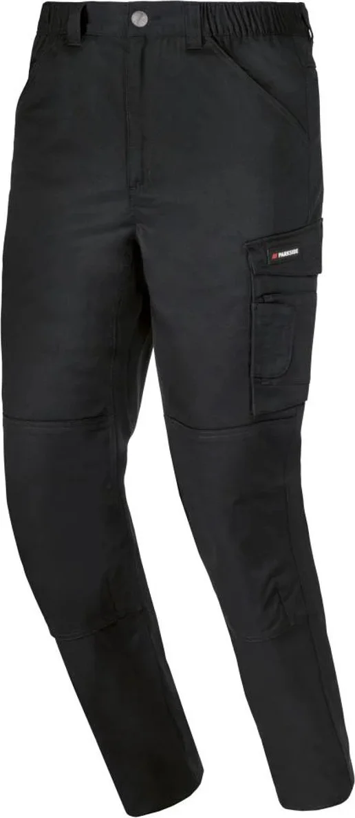 PARKSIDE Heren cargo werkbroek (Zwart, 56)