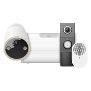 TP-Link Tapo C460 + H500 CentralHub + D235 Smart Battery & Wired Doorbell