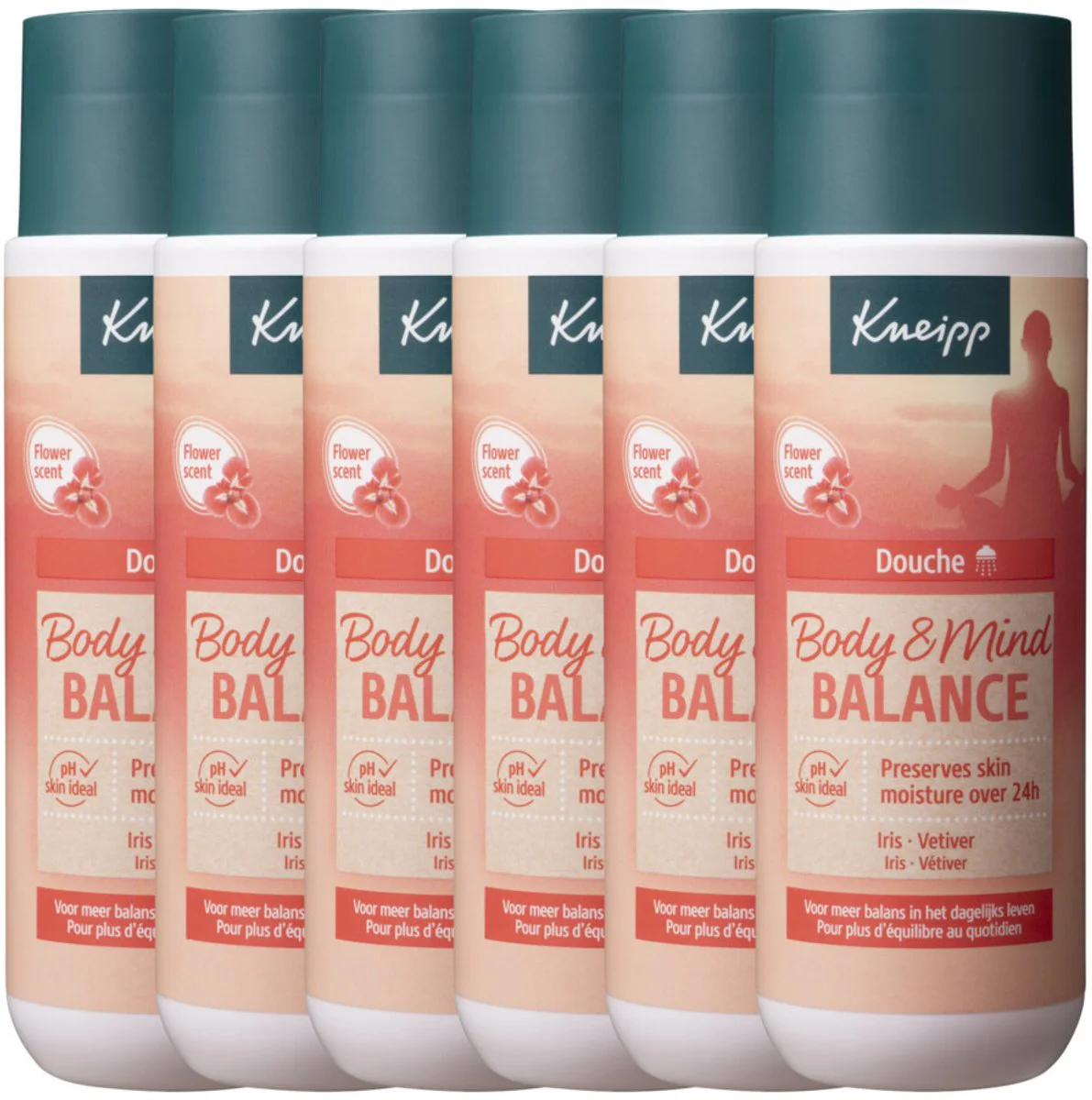6x Kneipp Douche Body & Mind Balance 200 ml