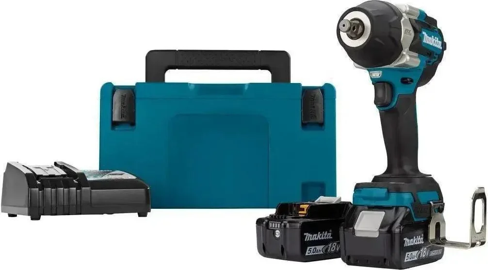 Makita DTW700RTJ Accu slagmoersleutel 700Nm 1/2" frictiering 18V 5.0Ah in Mbox