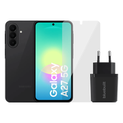 Samsung Galaxy A27 256GB Zwart 5G + Basis Accessoirepakket