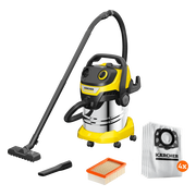 Karcher WD 4 S V-20/5/22 + Karcher Stofzuigerzak voor WD 4/5/6 (4x)