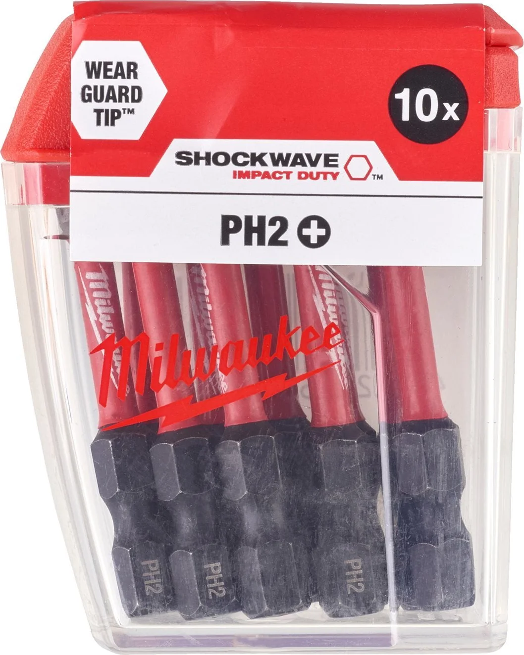 Milwaukee SHOCKWAVE™ IMPACT DUTY schroefbits PH2 x 50 mm VE=10 - 4932430855