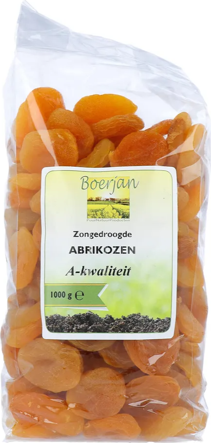 Boerjan Zongedroogde Abrikozen 1000GR