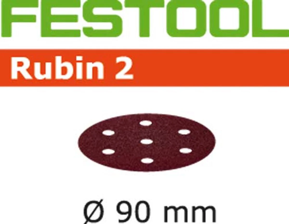 Festool STF D90/6 P80 Rubin 2 Schuurschijf VE=50 - 499079