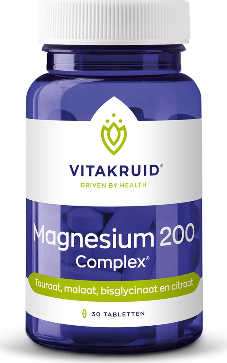Vitakruid Magnesium 200 Complex Tabletten 30TB