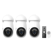 TP- Link Tapo C560WS 3-Pack + D235 Smart Battery & Wired Doorbell